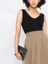 scoop neck sleeveless top